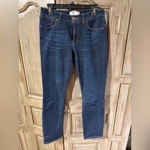 CAbi High Straight Dark Blue Jeans